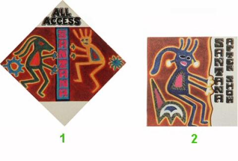 Santana Backstage Pass