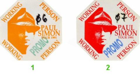 Paul Simon Backstage Pass