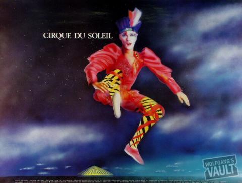 Cirque du Soleil 1987-1988 Quebec/California Tour Poster