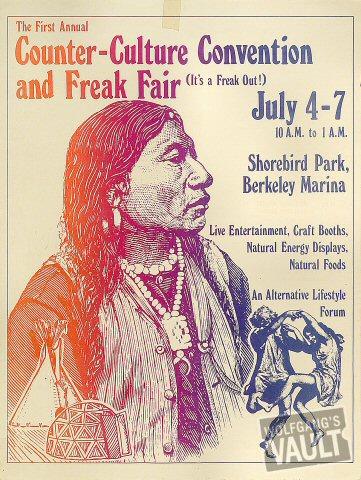 First Annual Counter-Culture Convention and Freak Fair Poster