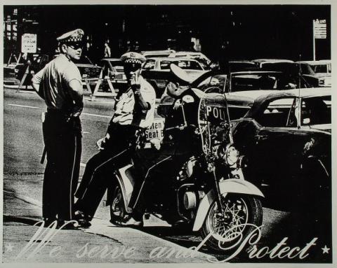 We Serve and Protect Poster