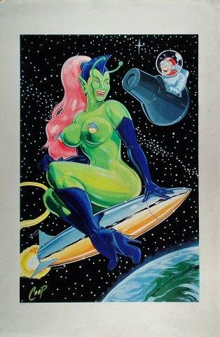 Ground Control to Major Hard-On Poster