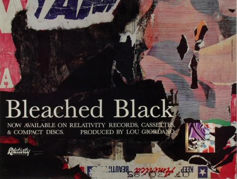 Bleached Black Poster