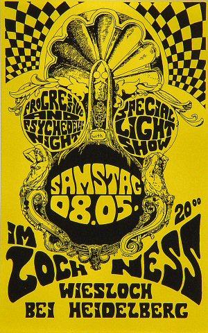 Progressive and Psychedelic Night Handbill