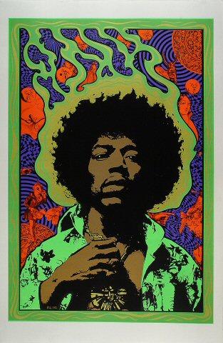 Jimi Hendrix Serigraph