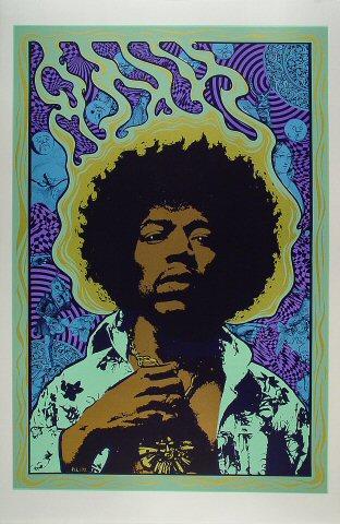 Jimi Hendrix Serigraph