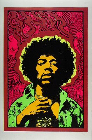 Jimi Hendrix Serigraph
