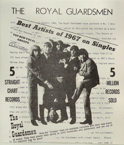 The Royal Guardsmen Handbill