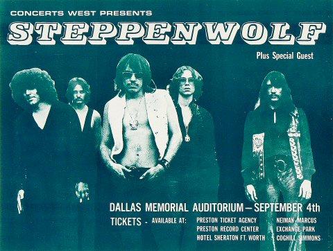 Steppenwolf Handbill