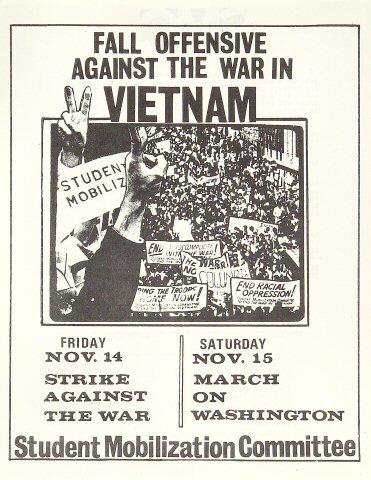 Fall Offensive Against the War in Vietnam Handbill