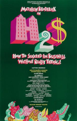 How to Succeed in Business Without Really Trying Poster