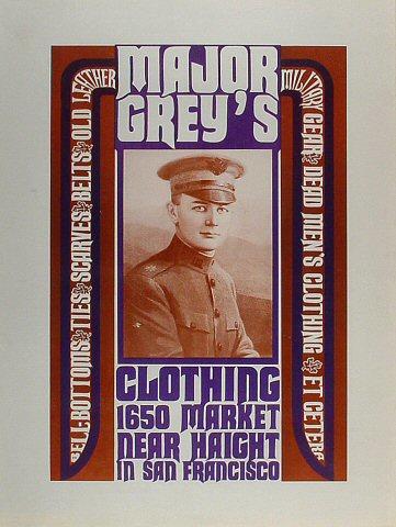 Major Grey's Clothing Poster