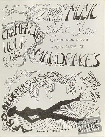 Ulysses Crockett And The Afro Blue Persuasion Handbill
