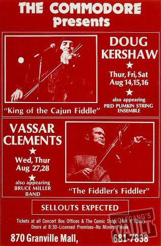 Doug Kershaw Poster