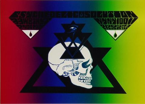 Psychedelic Solution Poster Shop Postcard