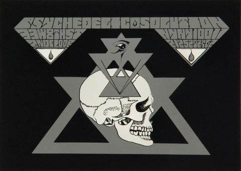 Psychedelic Solution Poster Shop Postcard