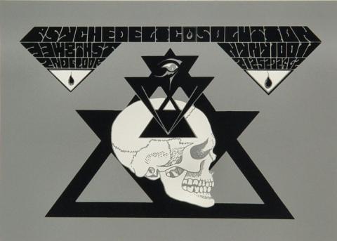 Psychedelic Solution Poster Shop Postcard