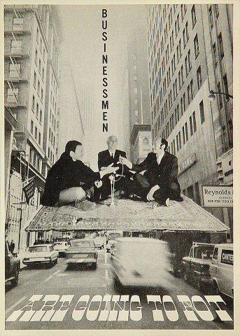 Businessmen Are Going to Pot Postcard