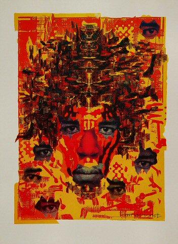 Jimi Hendrix Postcard