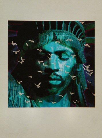 Jimi Hendrix Postcard