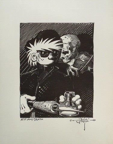Art and Death Poster
