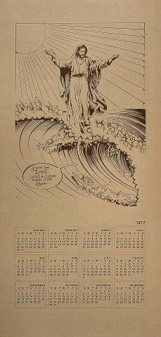 Surfin' Jesus Poster