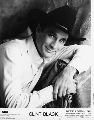 Clint Black Promo Print