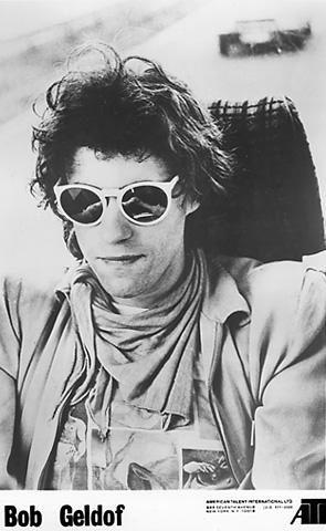 Bob Geldof Promo Print