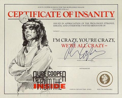 Alice Cooper Handbill
