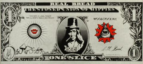 Real Bread "one Slice" The Stoned Union of Hippies Poster