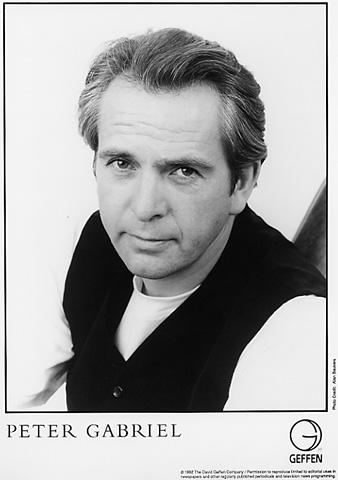 Peter Gabriel Promo Print