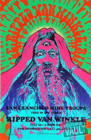 San Francisco Mime Troupe Postcard