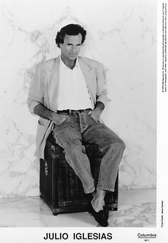 Julio Iglesias Promo Print