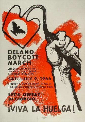 Delano Boycott March Poster