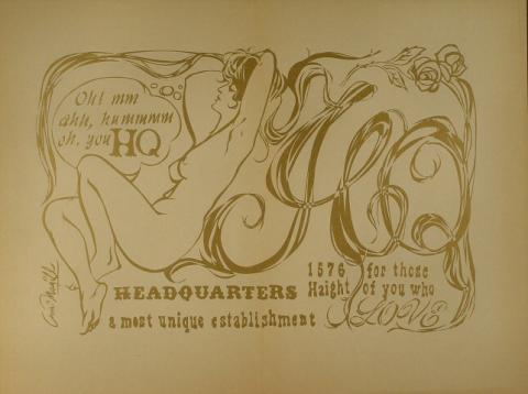 Headquarters Clothing Store Poster