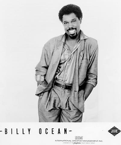 Billy Ocean Promo Print