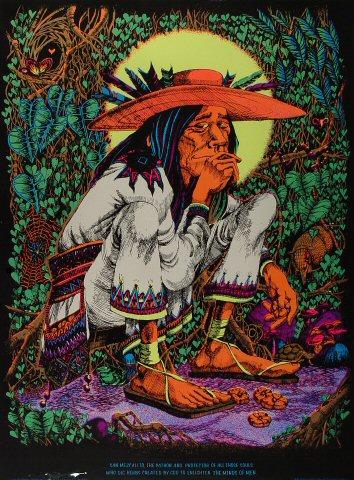Mezcalito (Huichol Indian) Poster