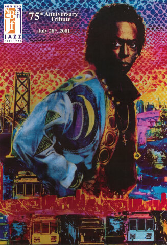 North Beach Jazz Festival 75th Anniversary Tribute Poster