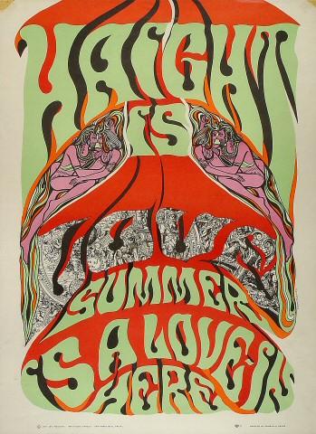 "Haight is Love" Poster