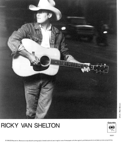Ricky Van Shelton Promo Print