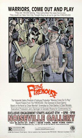 Warriors Come Out To Play: Recent Posters from The Firehouse Poster