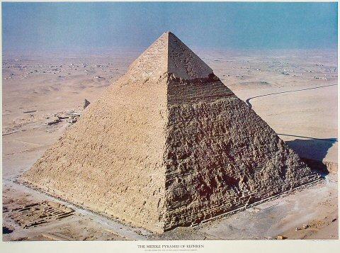 The Middle Pyramid of Kephren Poster