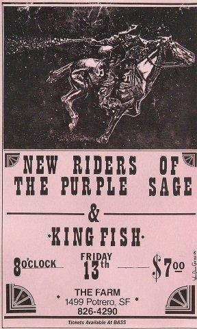 The New Riders of the Purple Sage Poster