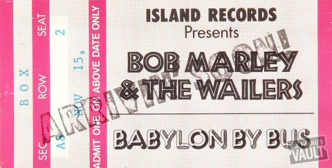 Bob Marley and the Wailers Postcard