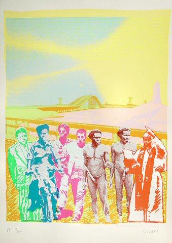 The News About Men Serigraph