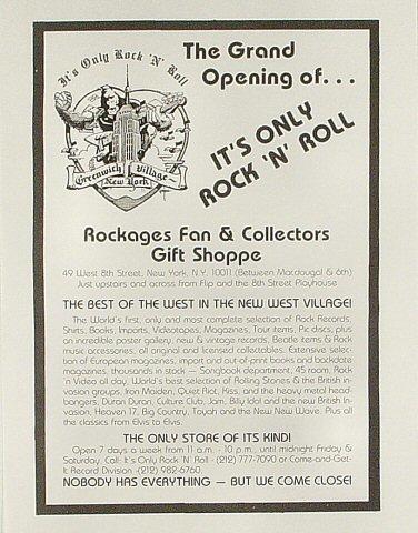 Fan and Collectors Gift Shoppe Handbill