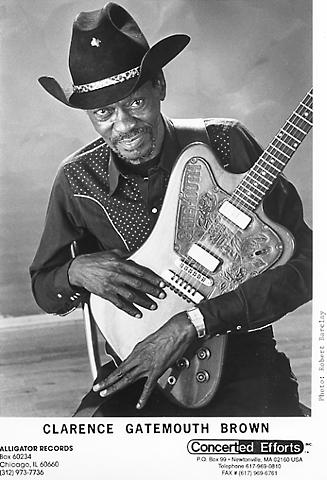 Clarence "Gatemouth" Brown Promo Print