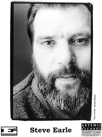 Steve Earle Promo Print