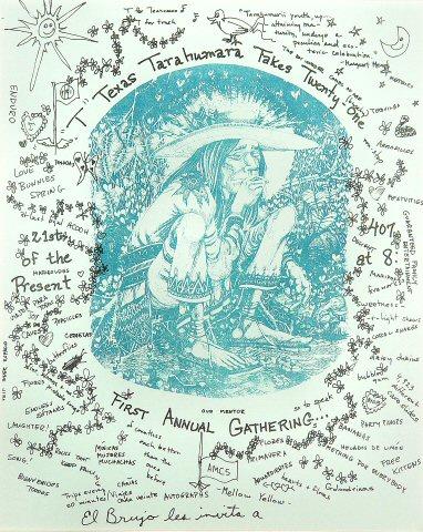 Terry Raines 21st Birthday Handbill
