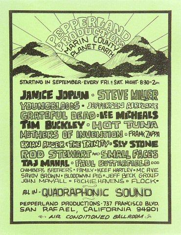Janis Joplin Handbill